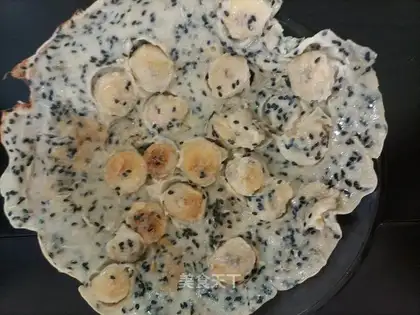 Banana omelet