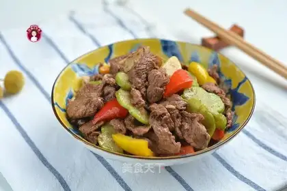 Beef fried follicles