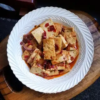 Spicy farmers' tofu