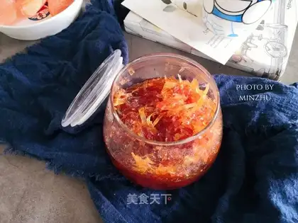 Homemade honey tea