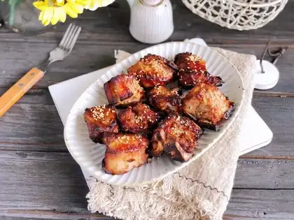 Garlic roasted ribs