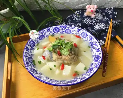 The radish soup