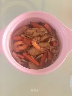 Dry pan, shrimp wings