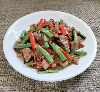 Fried meat