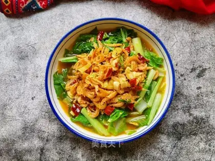 Shrimp-skinned cabbage