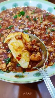 Meat and eggs, tofu