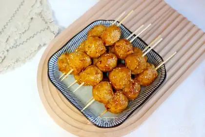 Take the chicken meatball