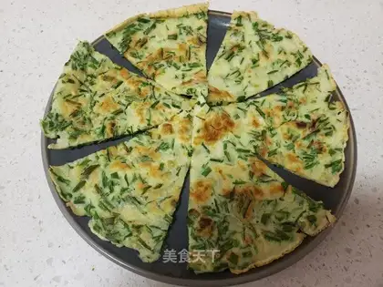 Garlic egg pancakes