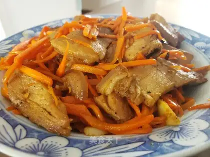 The carrots are fried