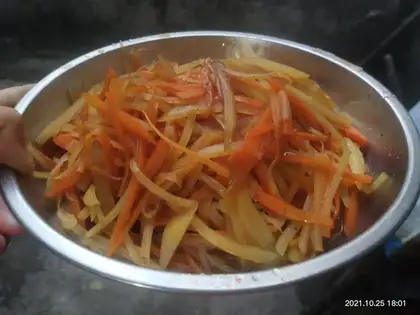 Potato carrots