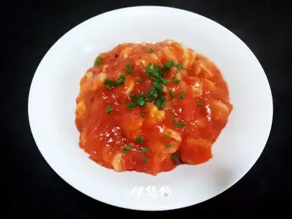 Cheese and shrimp