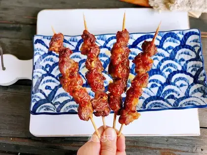 Home-based oil-free grilled string
