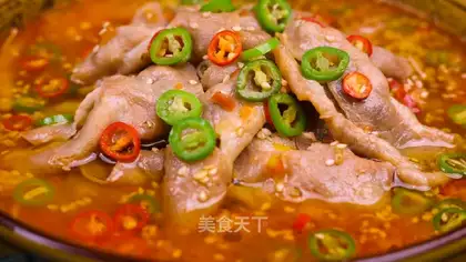 Sour soup, fat cow