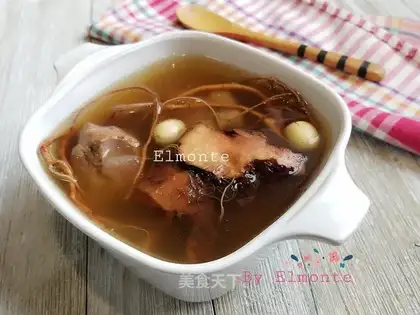 Five-finger peach steak soup