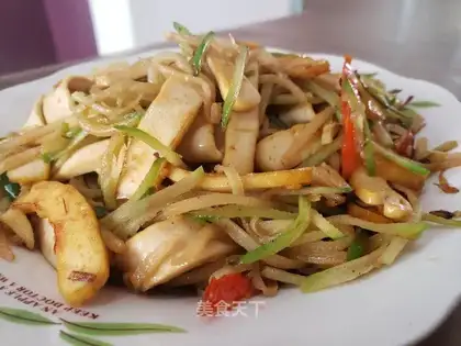 ♪ White radish and beans dry ♪
