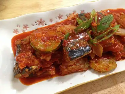 Korean pickles for mackerel
