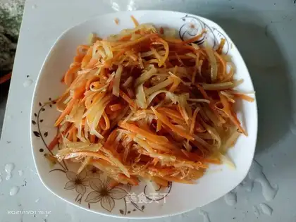The carrot potato