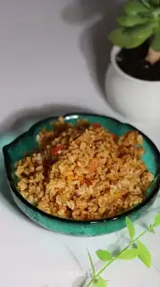 Salted egg and yellow fried rice