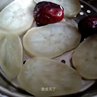 Steamed ice cream potatoes