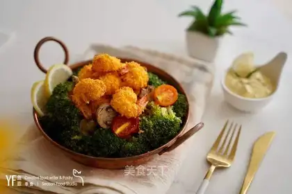 Mustard roasted shrimp