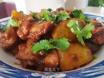 Potato chicken leg