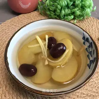 Ginger date apple tea