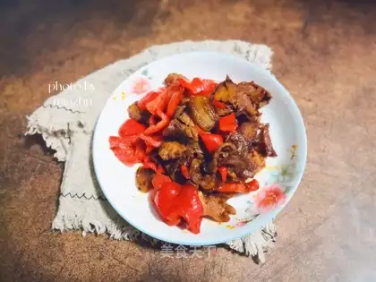 Chili fried meat