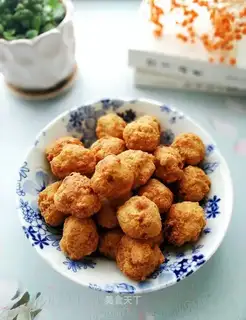 Dry tofu meatballs