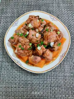 Pumpkin's onion oil ribs