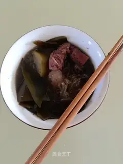 Beef stew with sea-belt powder