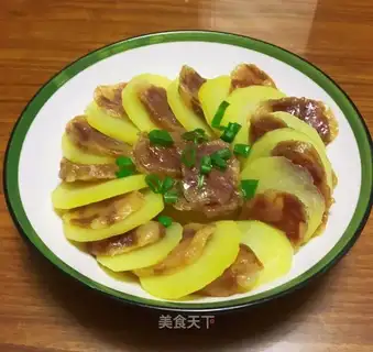 Weenie steamed potatoes