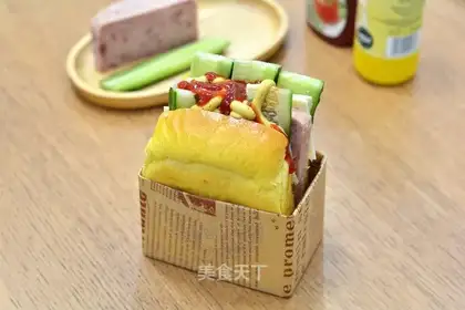 Lunch cheese sandwich