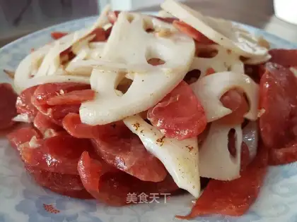 A wide salami