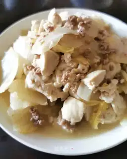 Meat tofu stew