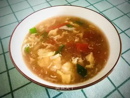 Tomato egg soup