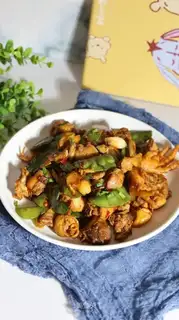 lentils fried chicken