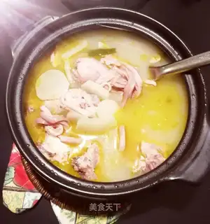 Pig belly chicken