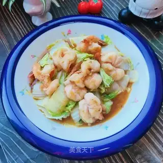 Shrimp cabbage