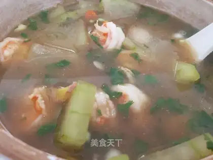 Pork-cooked shrimp