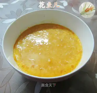 Milk egg steaming pumpkins