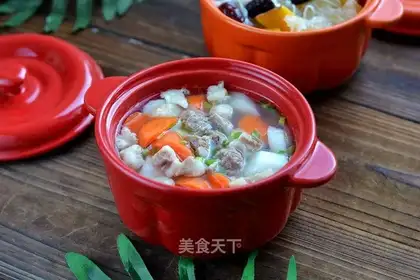 The goat-mounted carrot soup