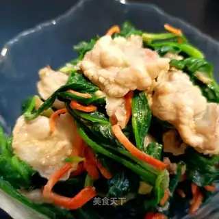Spinach platter