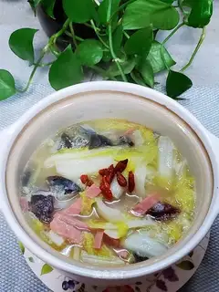 We'll have soup and doll food