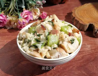 Porky mustard rice