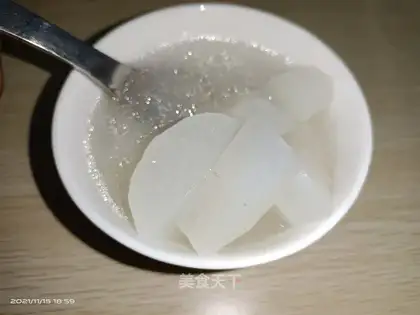 The radish soup