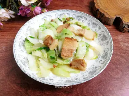 The cabbage's fried