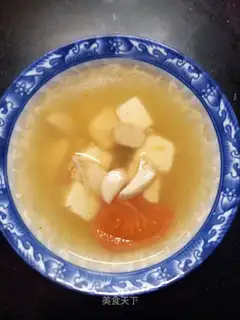 Apricot tofu soup