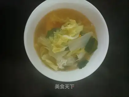Pickle egg soup