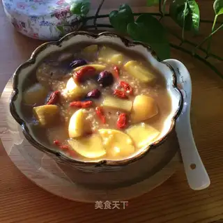 Little rice apple curry