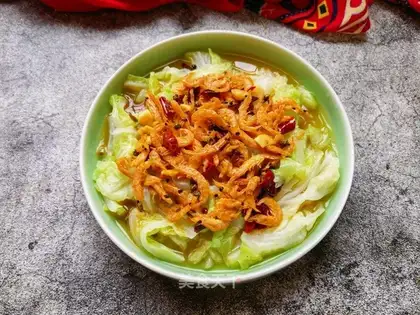 Shrimp cabbage